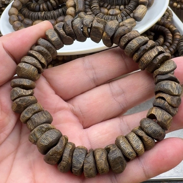 用***2沉香手串乌身手串20克加