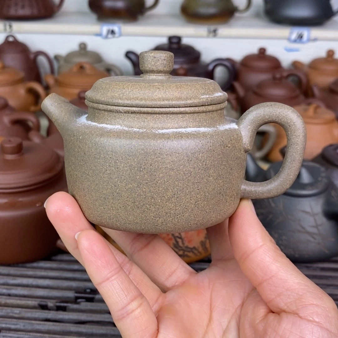 紫砂茶壶150cccc青降坡德钟
