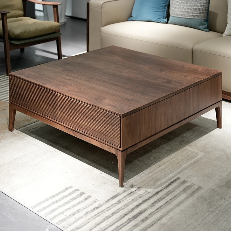 臻致美G北美黑胡桃方茶几