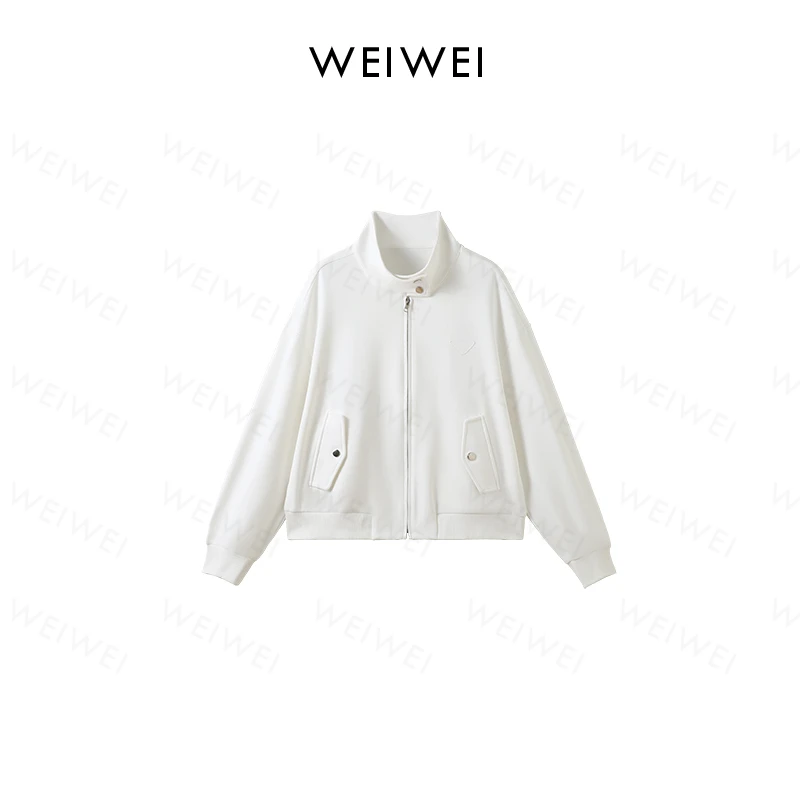 【特价】百搭三角标外套 立领长袖拉链上衣短外套ss26060