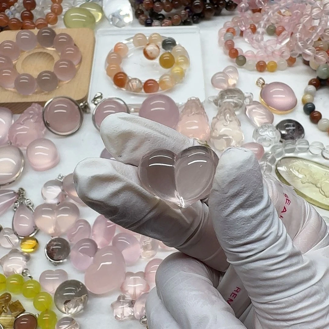 未镶嵌手链水晶燕*