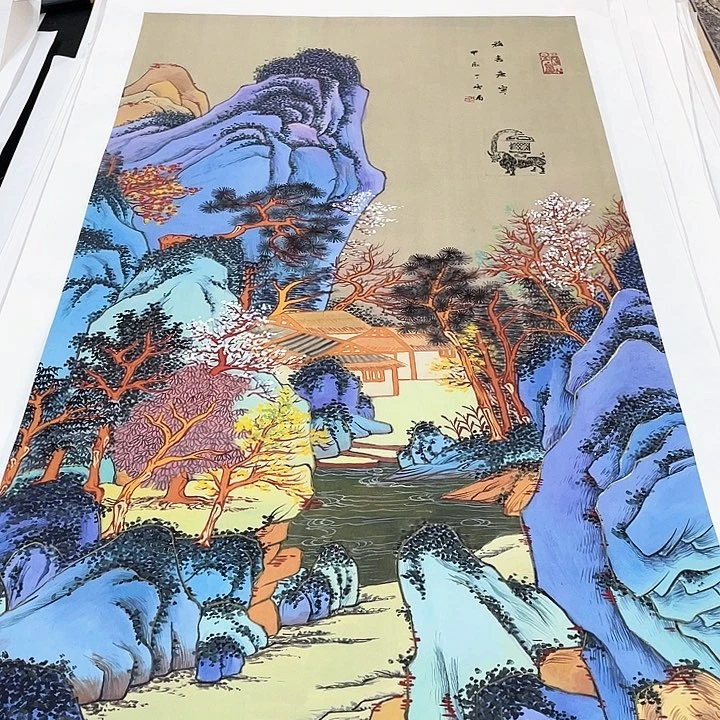 国画书画描金拓染金石传拓手写