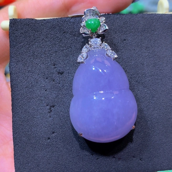 翡翠18K金镶嵌手链翡翠