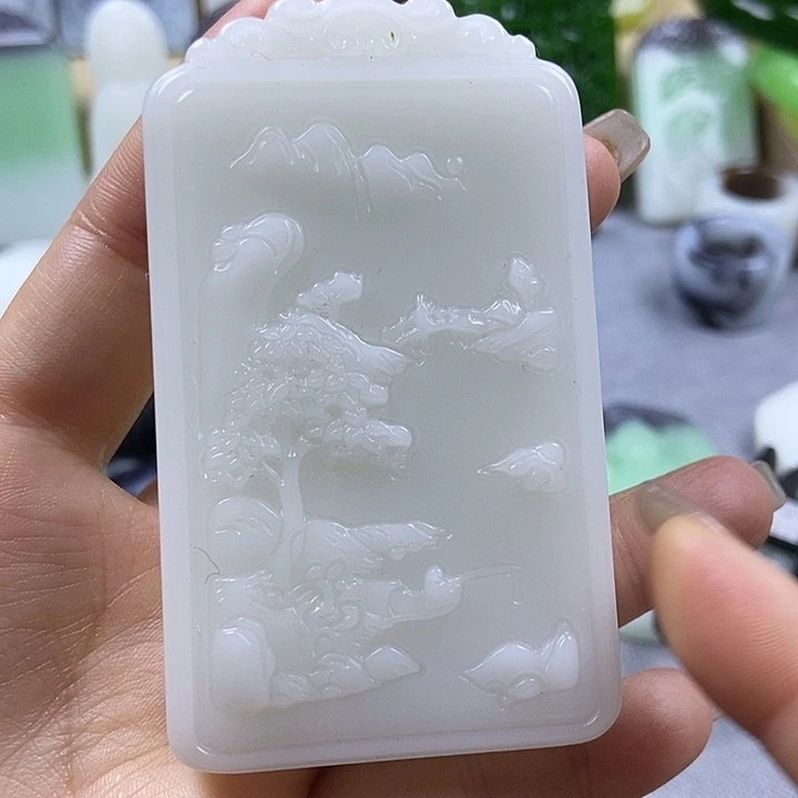 颈饰未镶嵌和田玉