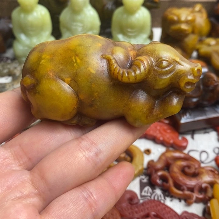 未镶嵌蛇纹石玉颈饰126