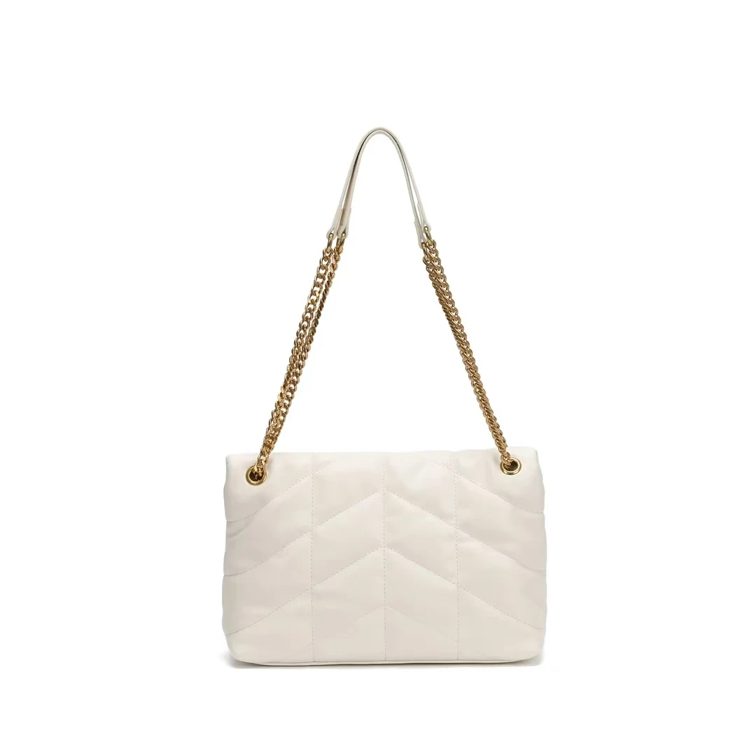 定制款云朵包单肩女包 Y2809 白色（尺寸30*10*18.5）