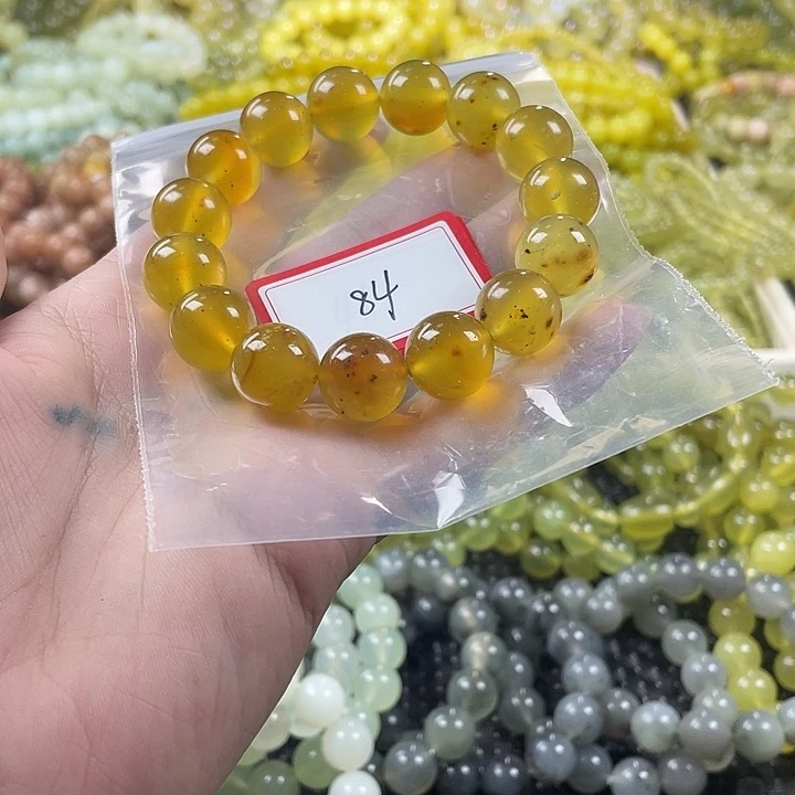 蛇纹石玉未镶嵌手链