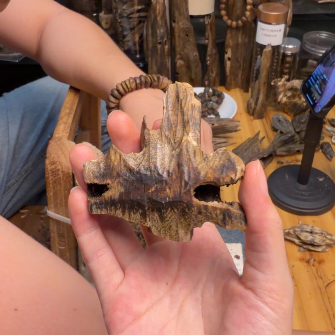 沉香沉香碎屑白棋块料15克