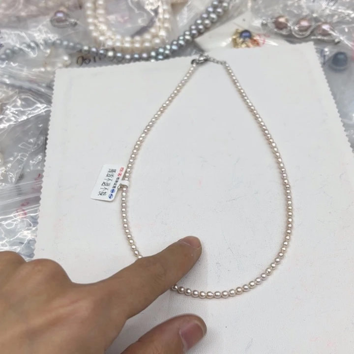 淡水珍珠未镶嵌颈饰001016