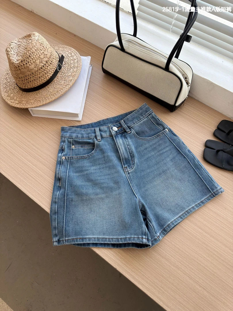 【25815】ADJ家 四面弹 四分牛仔短裤 舒适软糯