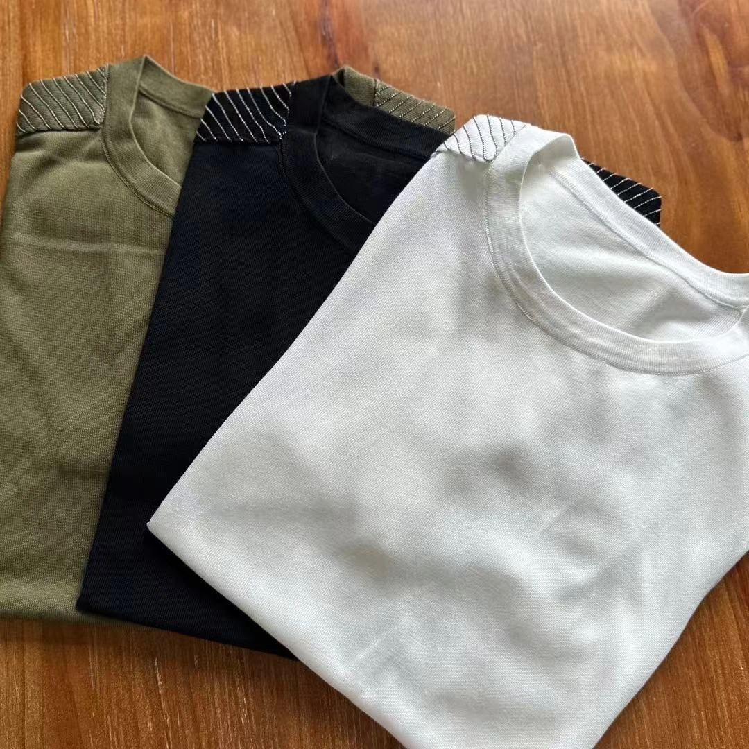 虎儿 3-10-710 肩膀链条圆领针织短袖