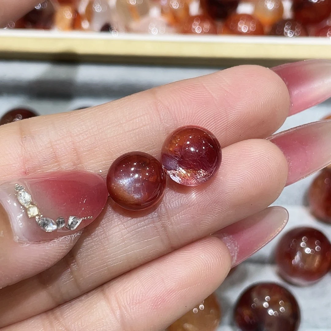 水晶单珠（要求打孔不退不换）未镶嵌一**.