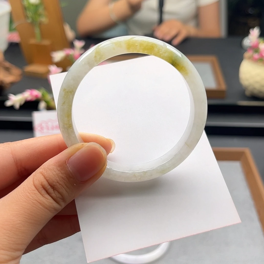 翡翠未镶嵌手镯52-53号41