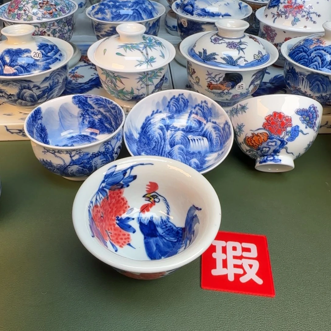 纯手工纯手绘茶具，11