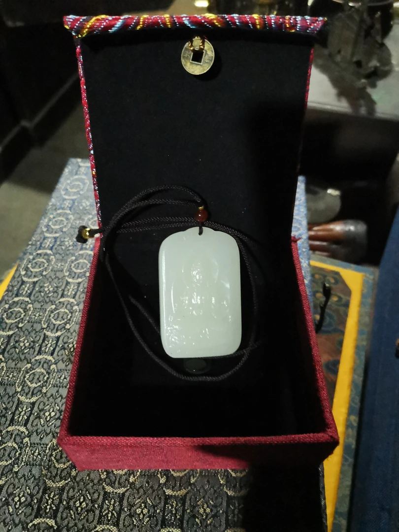 1个长形观音牌摆件链接