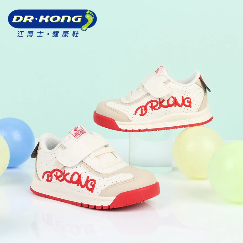 Dr.Kong/江博士童鞋春季女童二段板鞋透气防滑学步鞋B1403914