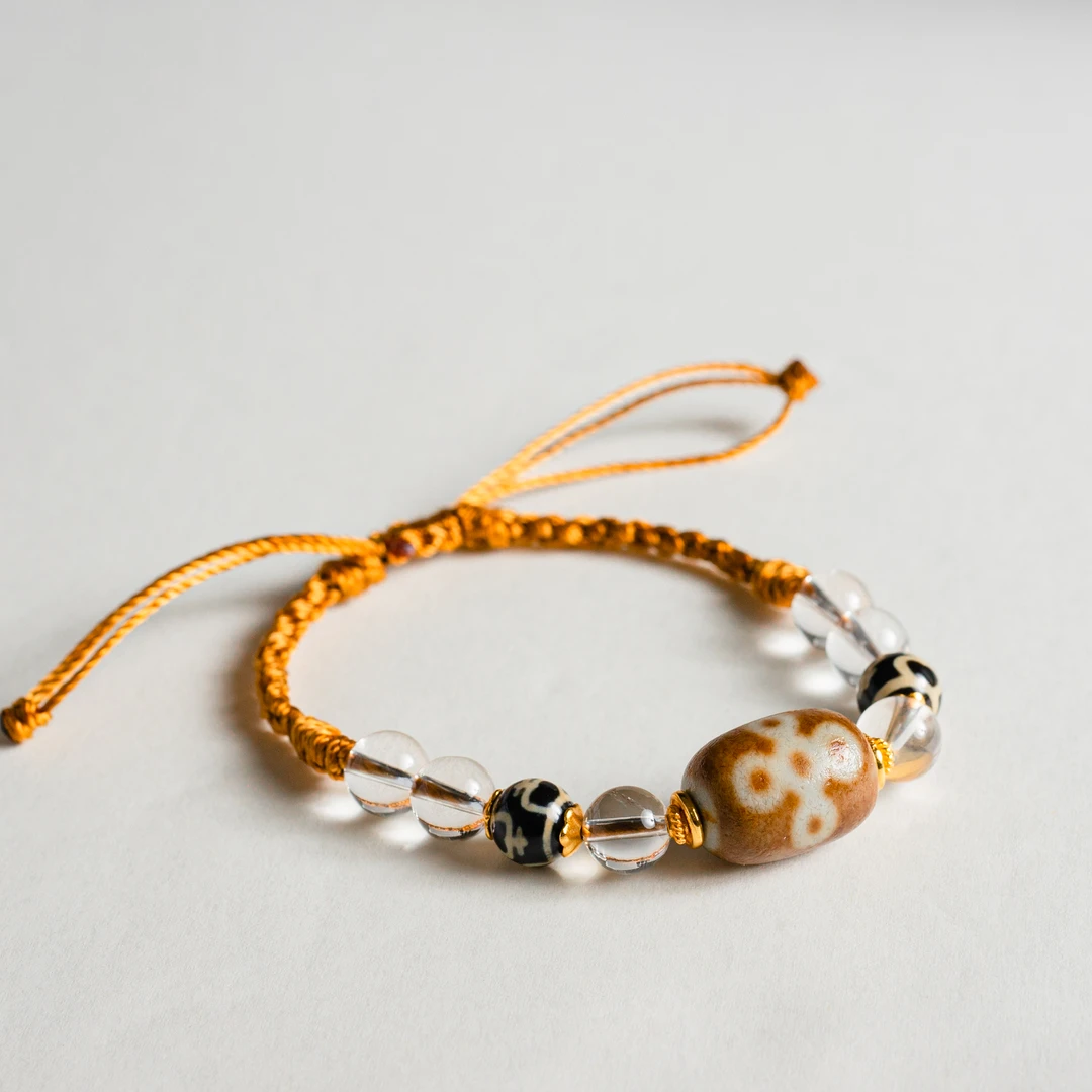 五眼闪电天珠白水晶玛瑙 手绳（拉萨直发 多样发）DU241228107