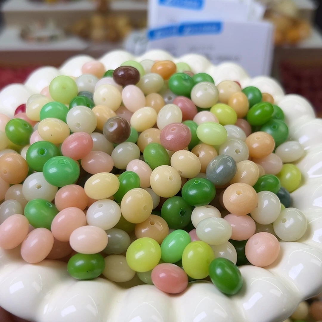 菩提根/象牙果手串卡11绿多宝算盘120颗