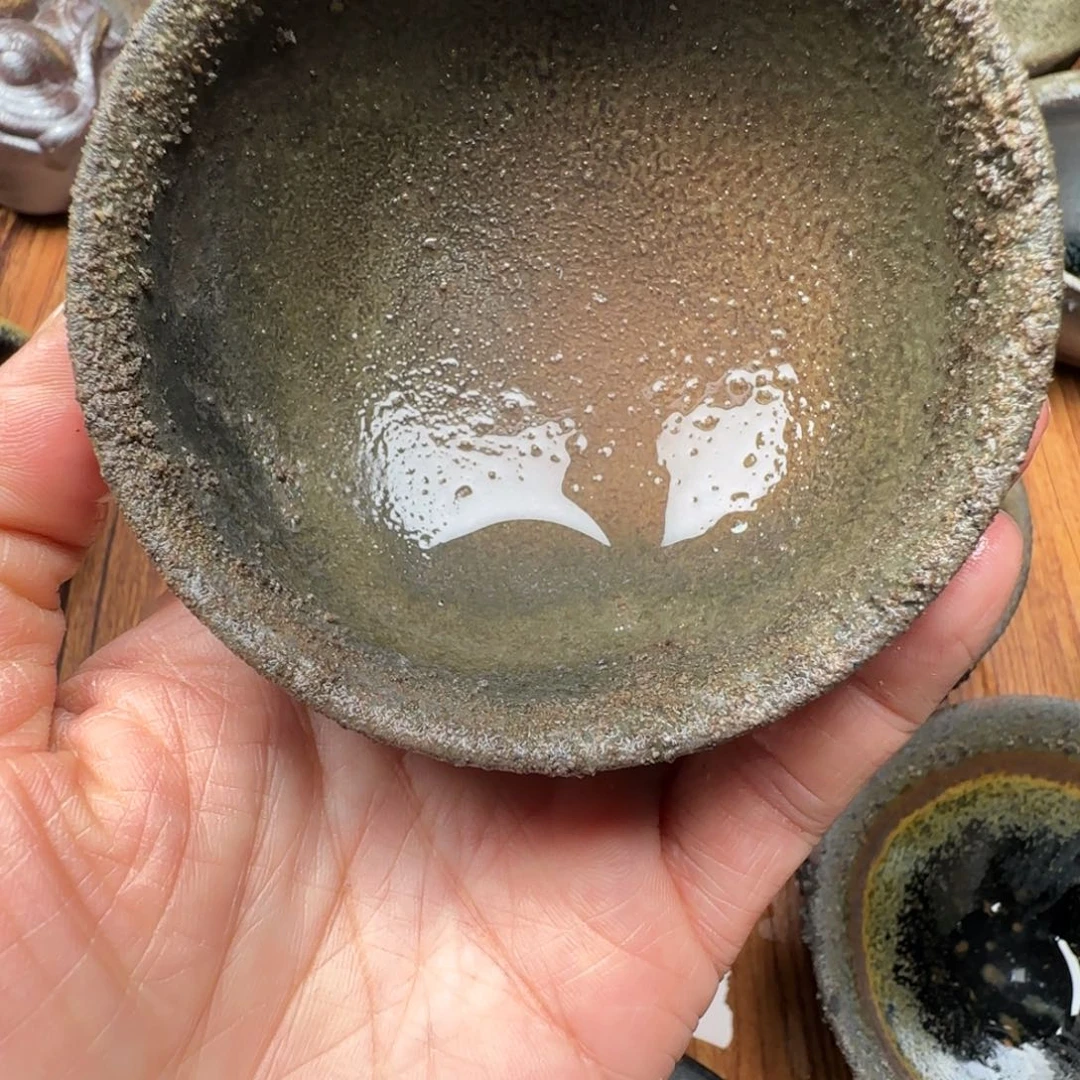 不***了柴烧建盏茶盏茶杯394