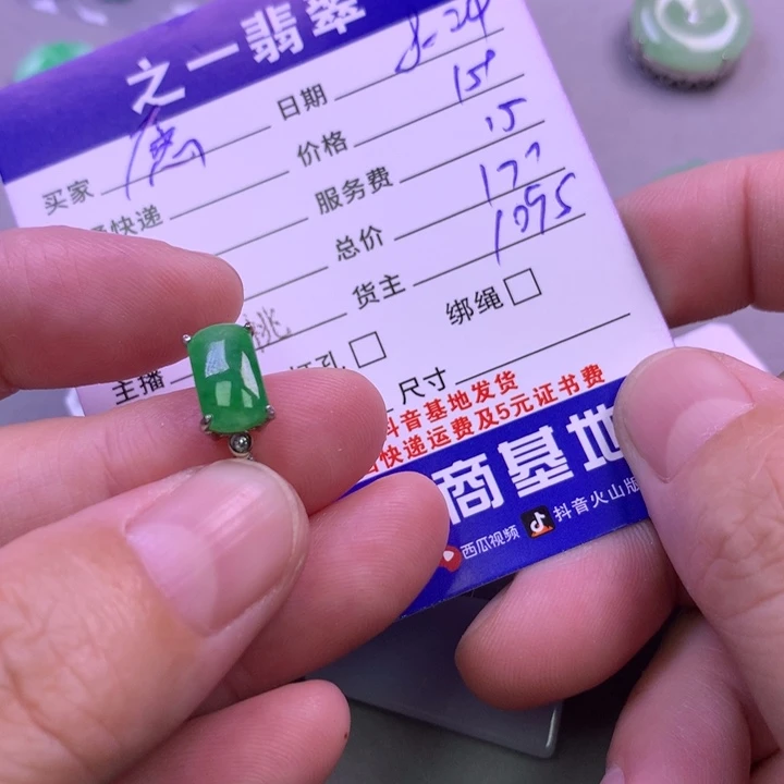 颈饰银S925镶嵌翡翠愿****年