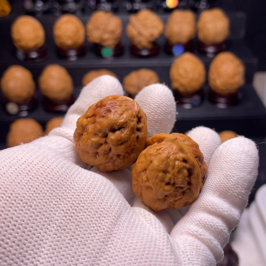 文玩核桃吊坠A1脑纹小青蛙