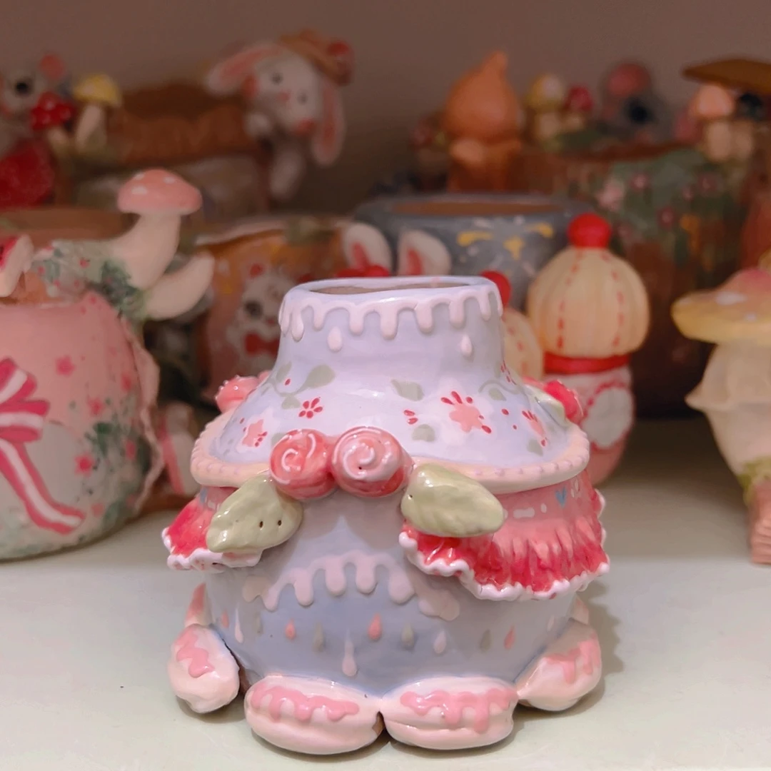 双十一微瑕福福老梧家多肉花盆