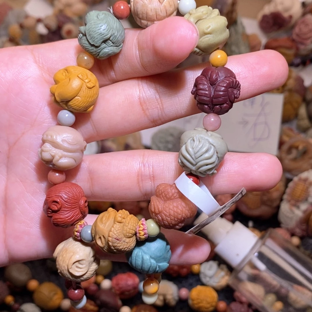 石英质玉（阿拉善玉）手串未镶嵌