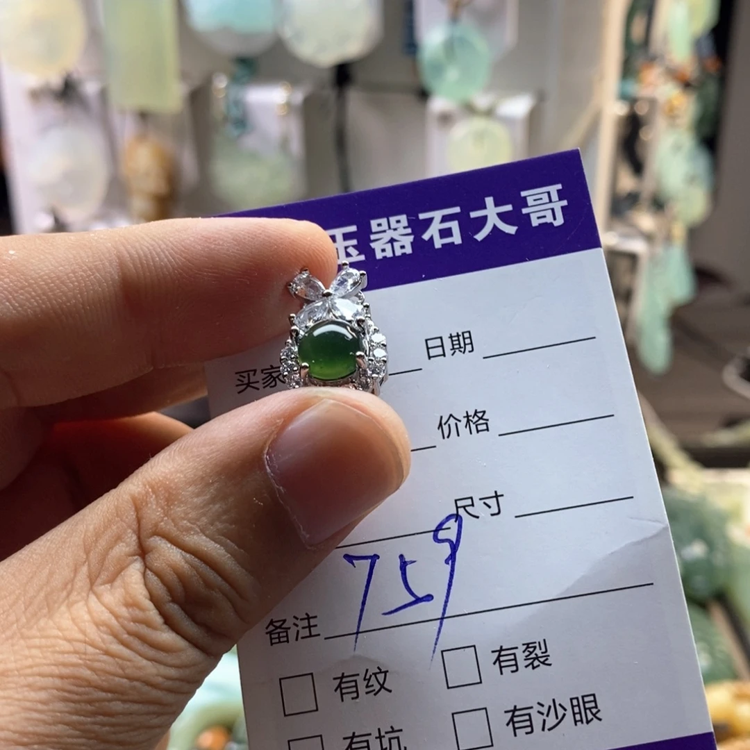 未镶嵌蛇纹石玉颈饰