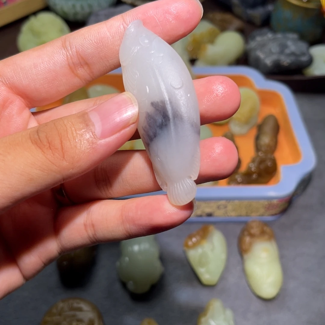 東***.和田玉未镶嵌挂件