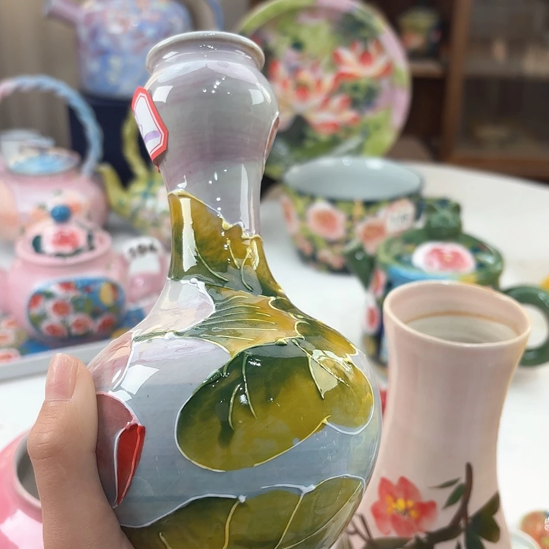 *****景德镇手绘高温釉下彩陶瓷茶具