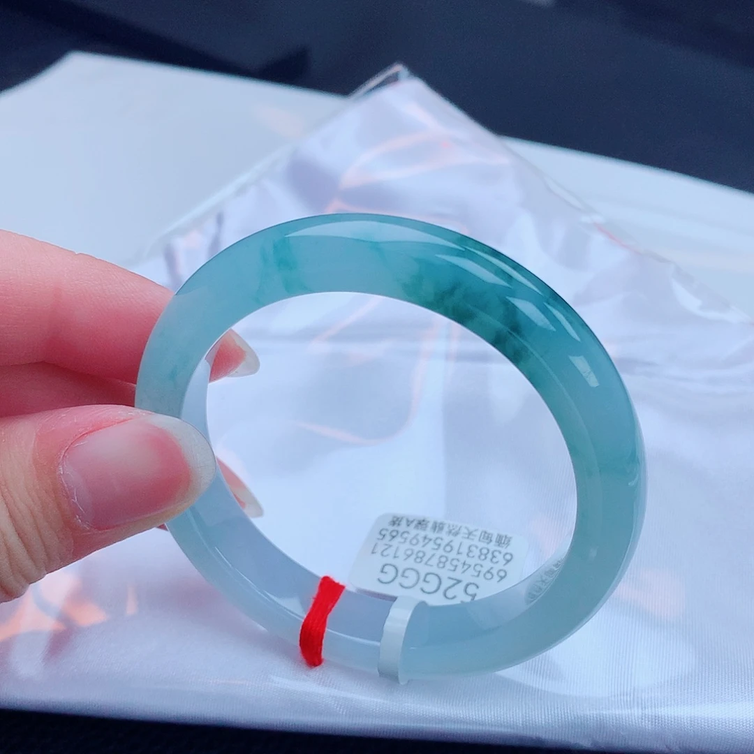 翡翠手镯未镶嵌天然缅甸翡翠A货手镯