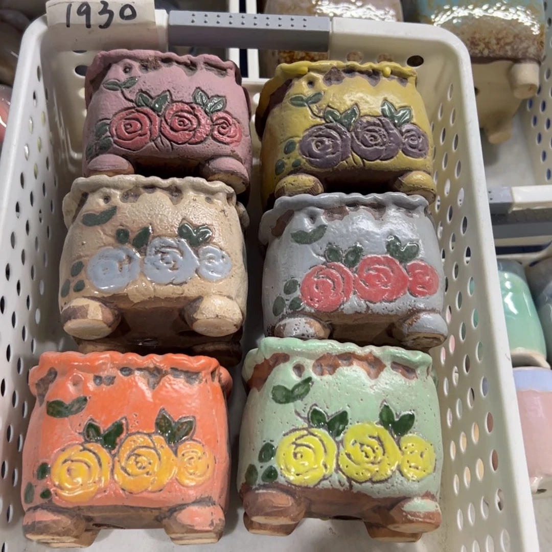 陶瓷多肉小花盆@@1930