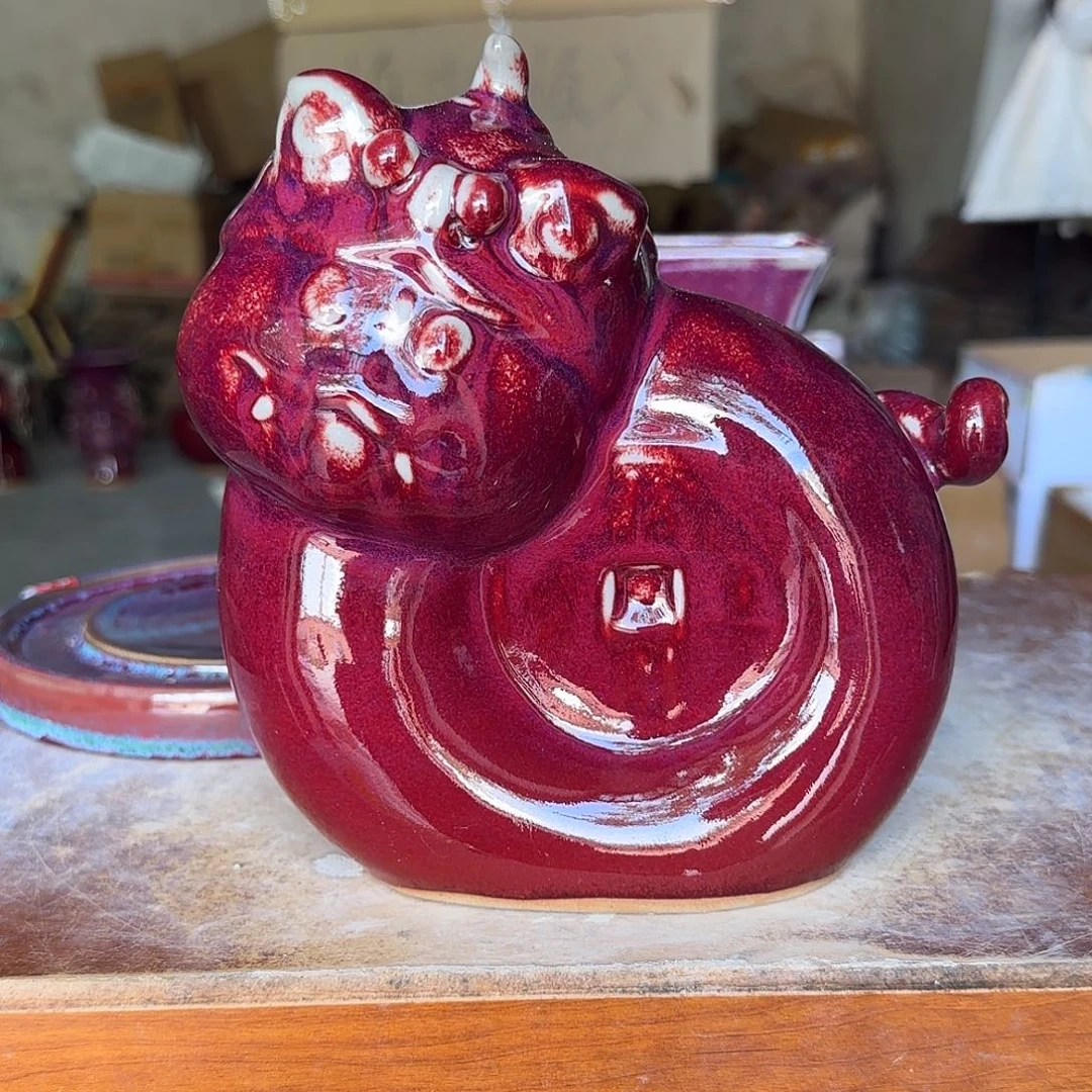 摆件郑家钧窑摆件微