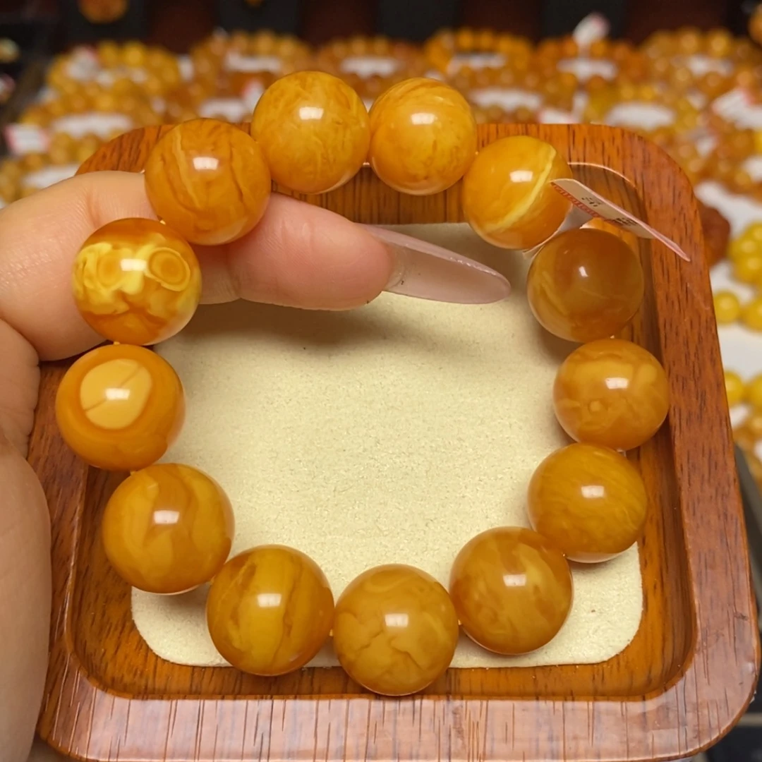 【闪购商品】蜜蜡手链未镶嵌手串