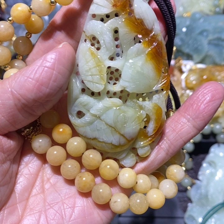 岫玉岫玉吊坠未镶嵌