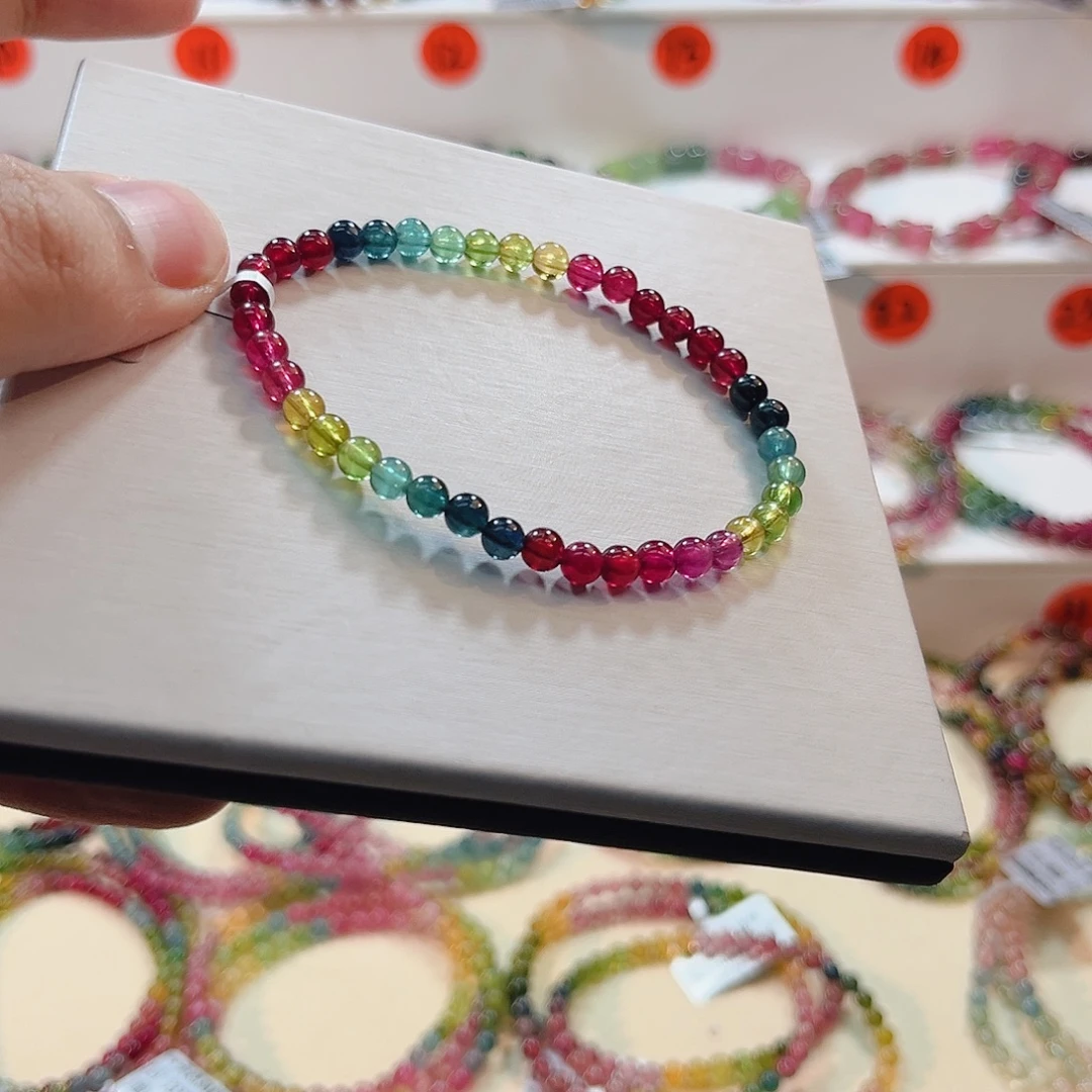 碧玺未镶嵌手链碧玺