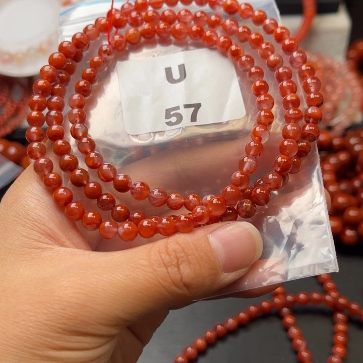 南红玛瑙未镶嵌多样性发货默认微瑕称重5mm