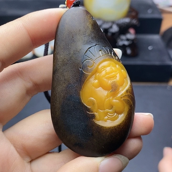 和田玉挂件未镶嵌F