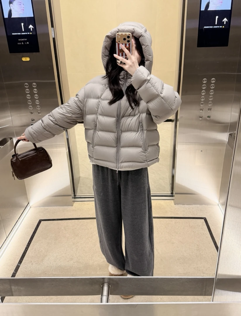 SIYU斯羽 95匈牙利进口白鹅绒泡芙面料羽绒服