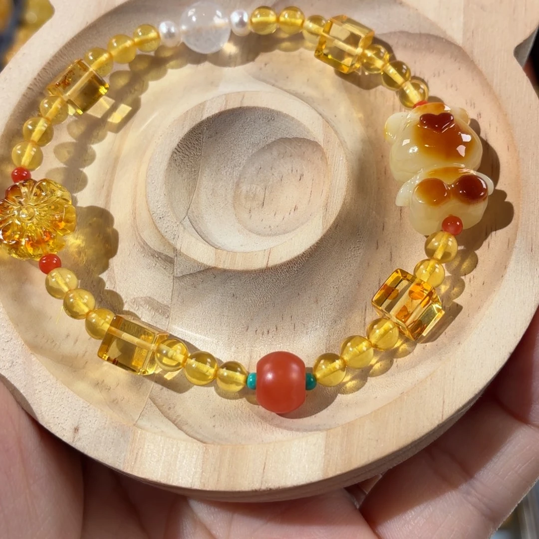 蜜蜡未镶嵌裸石定制