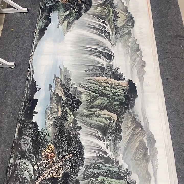 国画小六尺山水画国画