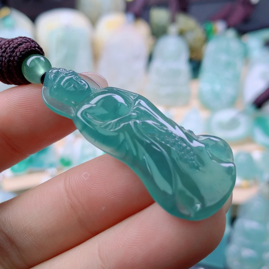 翡翠未镶嵌颈饰翡翠吊坠