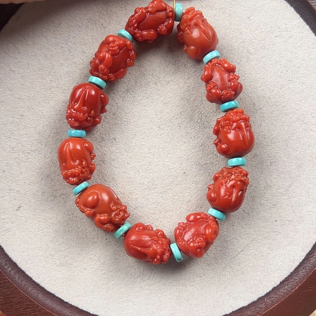 未镶嵌手串南红玛瑙