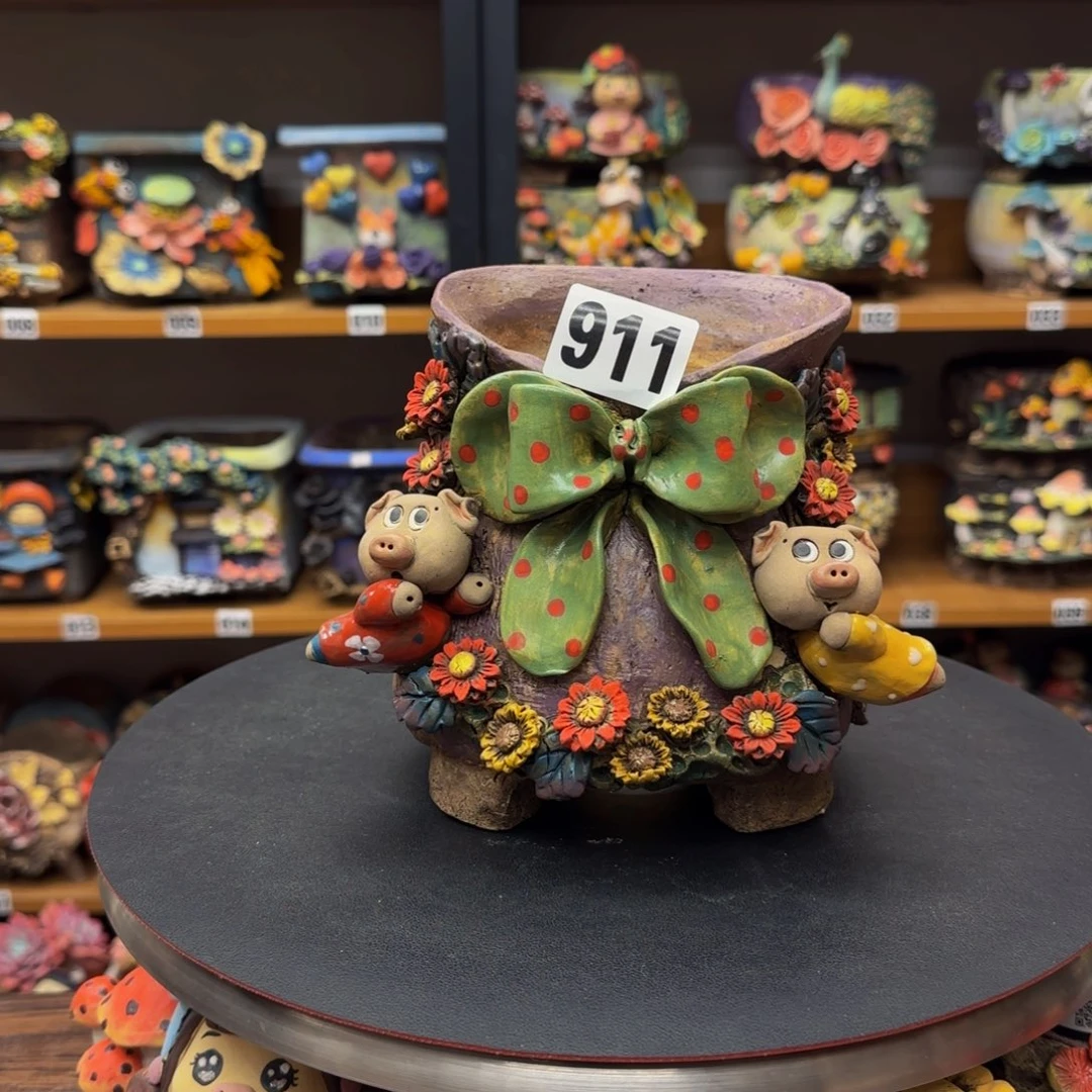 【闪购商品】粗陶手捏