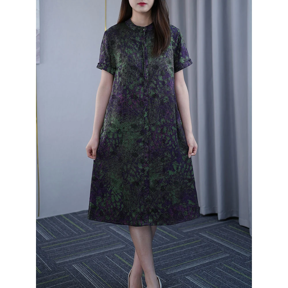 气质裙子高端大气上档次连衣裙胖mm遮肉显瘦大码女装2025夏季新款