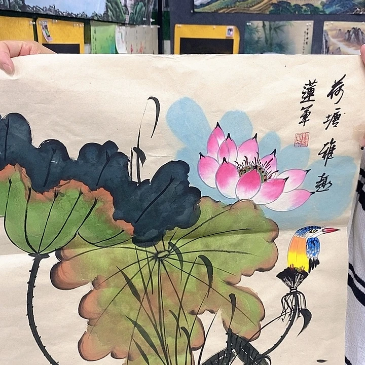 国画国画作品手绘