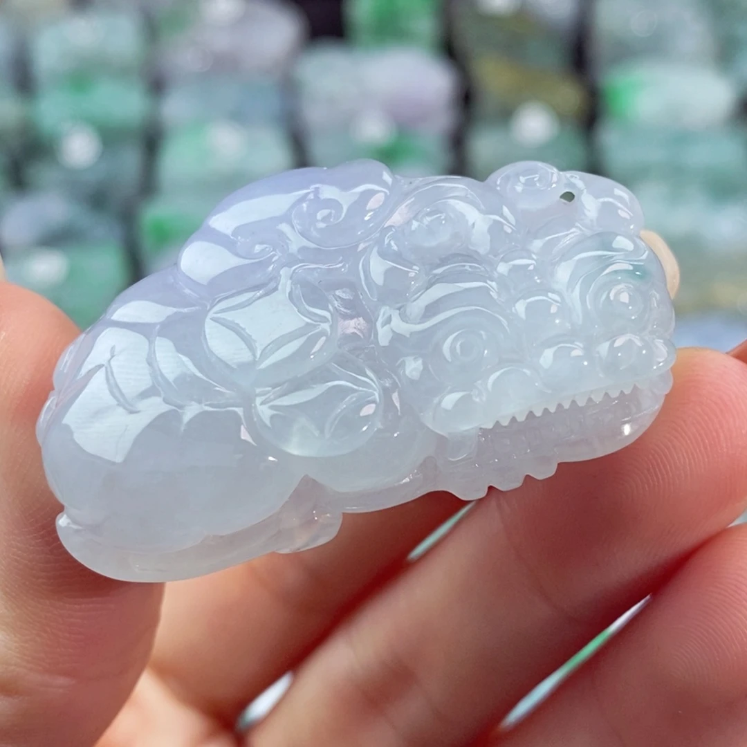 颈饰未镶嵌翡翠天然