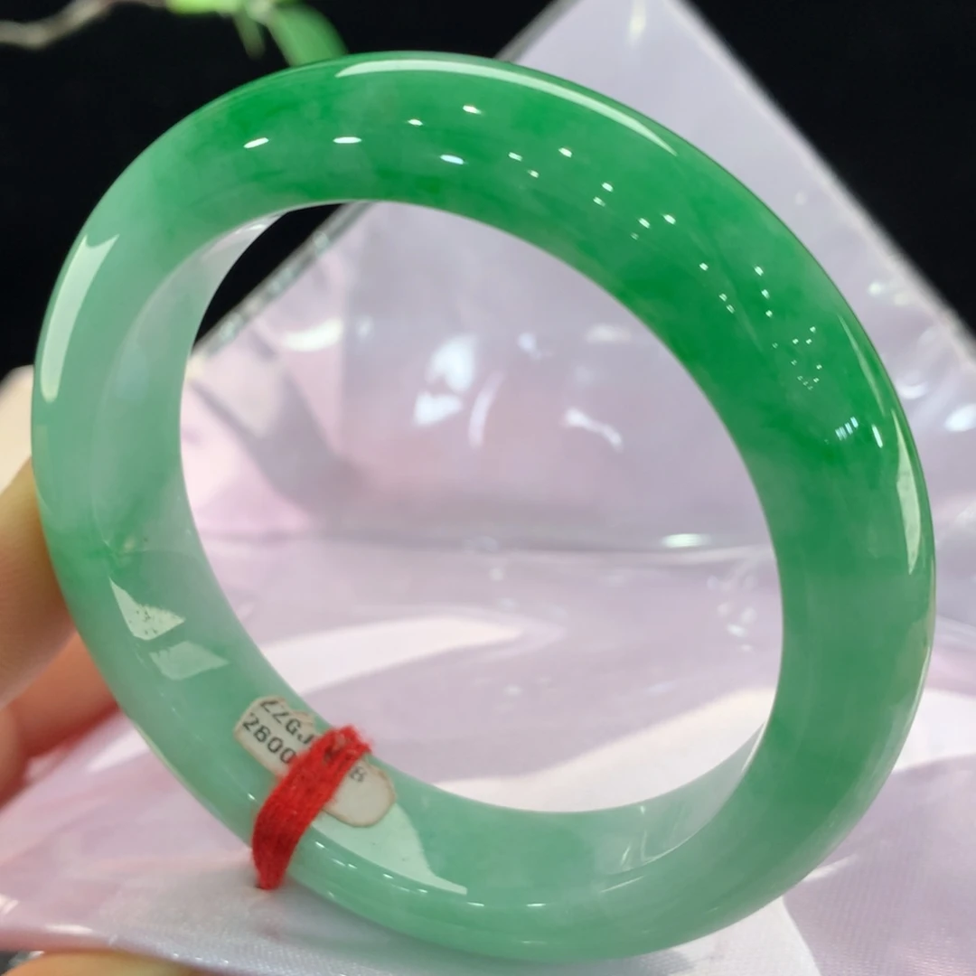 翡翠未镶嵌手镯0145