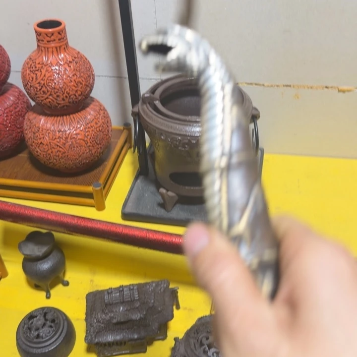 铜中古工艺品，摆件