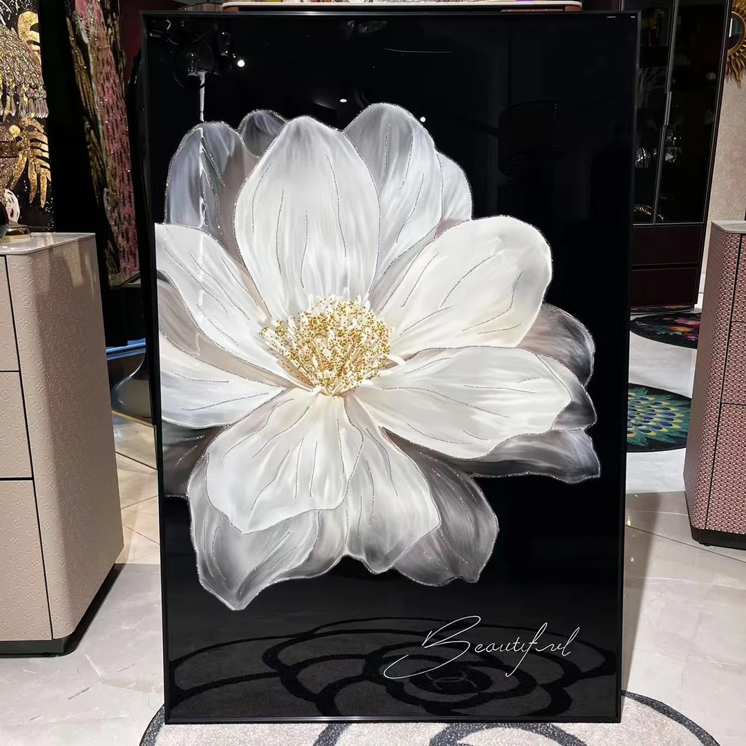 【喜悦家具】山茶花柜画尺寸80*120